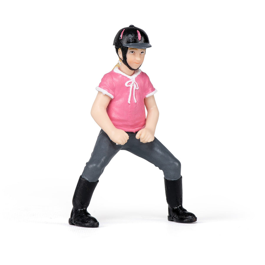 Figurine L'enfant cavalière Papo en PVC, Collection chevaux, jouet éducatif idéal pour enfants et collectionneurs