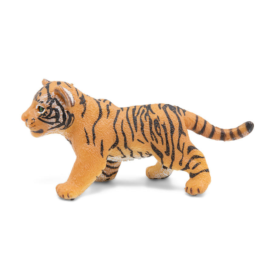 Figurine Bébé tigre Papo en PVC, thème félins, Collection Animaux sauvages, jouet éducatif idéal pour enfants et collectionneurs