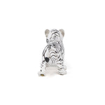 Figurine Bébé tigre blanc Papo en PVC, thème félins, Collection Animaux sauvages, jouet éducatif idéal pour enfants et collectionneurs