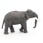Figurine Éléphant d'Asie Papo en PVC, thème savane, Collection Animaux sauvages, jouet éducatif idéal pour enfants et collectionneurs