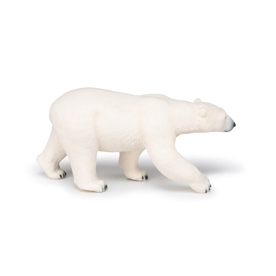 Figurine Ours polaire Papo en PVC, Collection Animaux sauvages, jouet éducatif idéal pour enfants et collectionneurs