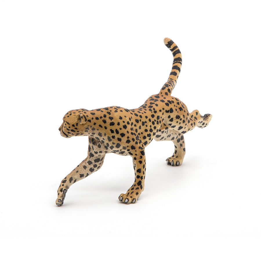 Figurine Guépard courant Papo en PVC, thème félins, Collection Animaux sauvages, jouet éducatif idéal pour enfants et collectionneurs