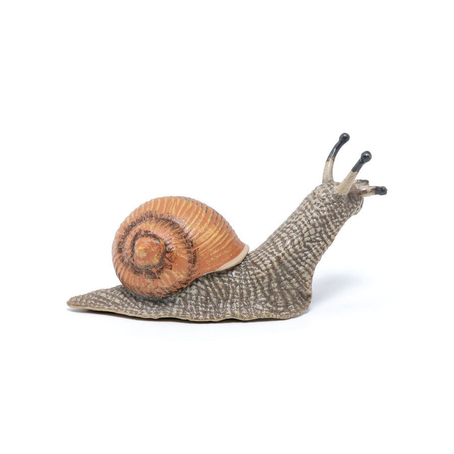 Escargot Papo en PVC, Collection Animaux des jardins, jouet éducatif idéal pour enfants et collectionneurs