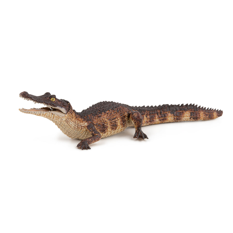 Figurine Caïman Papo en PVC, thème reptiles, Collection Animaux sauvages, jouet éducatif idéal pour enfants et collectionneurs