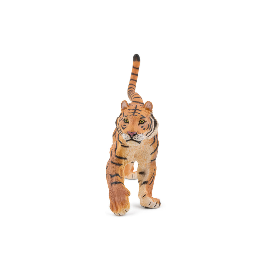 Figurine Tigre courant Papo en PVC, thème félins, Collection Animaux sauvages, jouet éducatif idéal pour enfants et collectionneurs