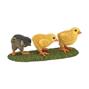 Figurine Poussins Papo en PVC, thème basse-cour, Collection Vie à la ferme, jouet éducatif idéal pour enfants et collectionneurs
