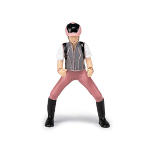 Figurine Jeune cavalière fashion Papo en PVC, Collection chevaux, jouet éducatif idéal pour enfants et collectionneurs
